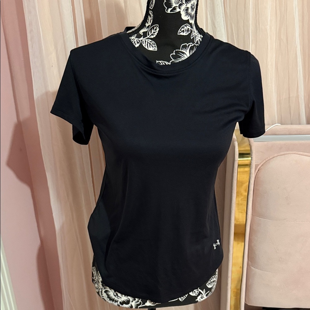 Under Armour Women's Dark Navy Short Sleeve Tee